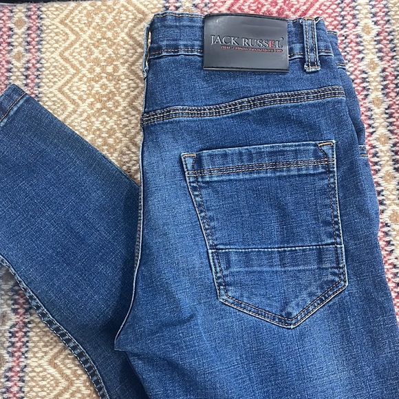 JACK RUSSEL SLIM FIT SMALL WAIST JEANS, SPECIAL EDITION FINE TERRY FABRIC - Picture 5 of 5